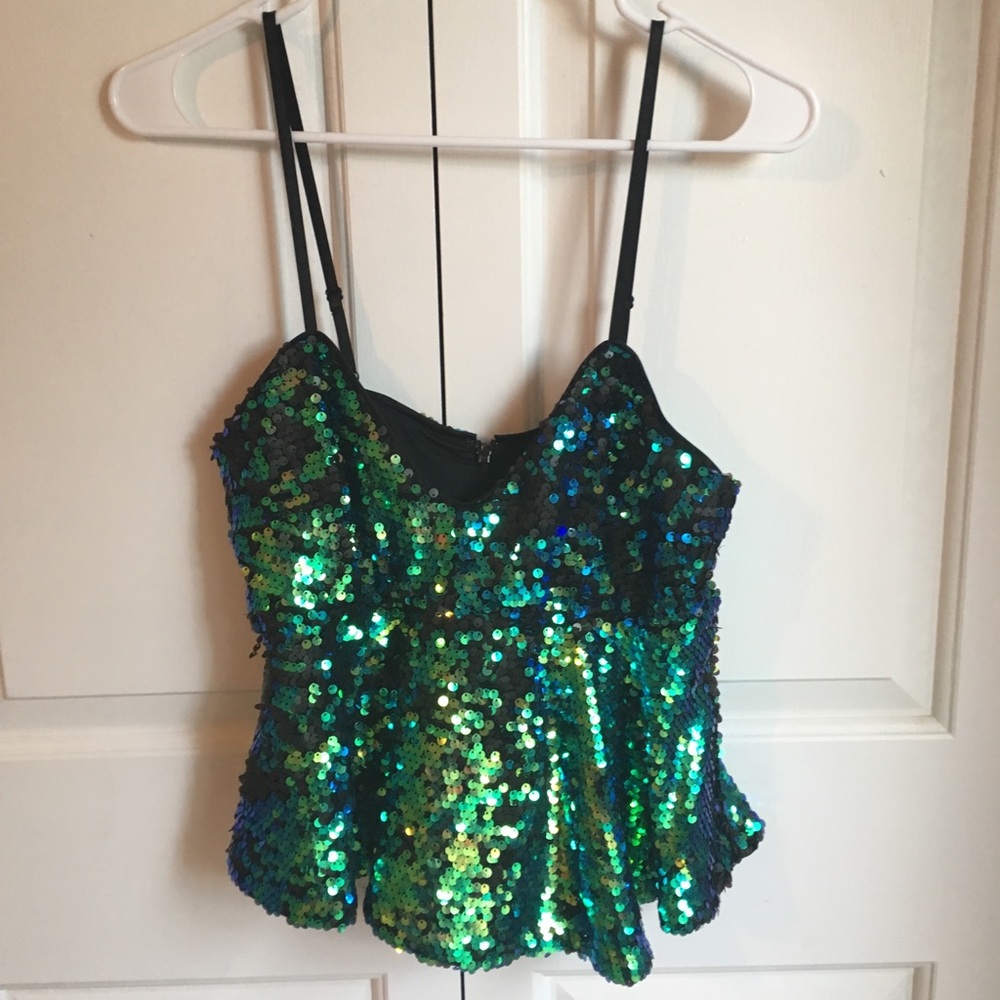 Sequined GUESS tank top